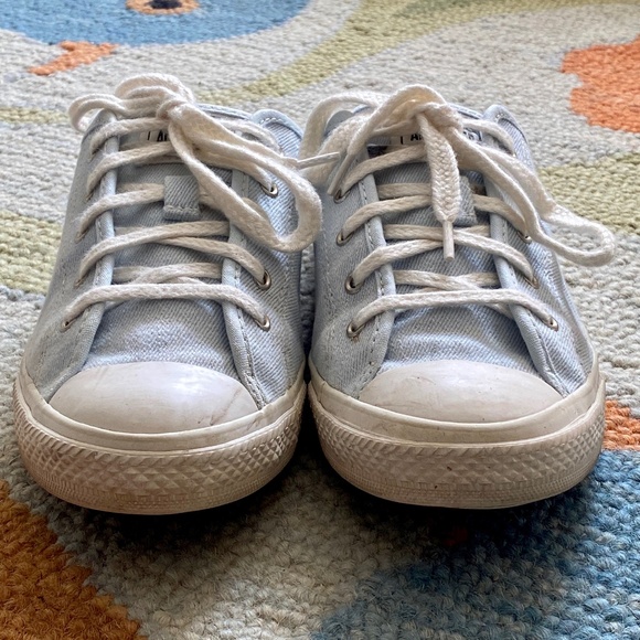 Converse I CTAS Dainty Mule Slip On Sneakers I Denim & White - Picture 7 of 16